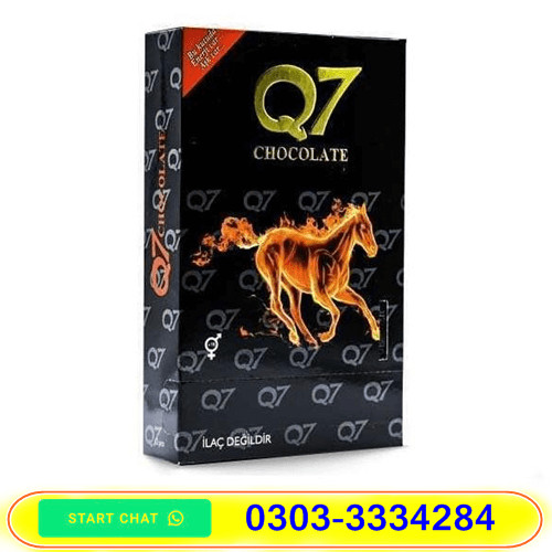 Q7 Gold Natural Turkish Chocolate With Epimedium For Men in Pakistan